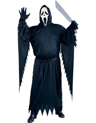 Adult Ghost Face Costume Plus Size - Scream - Party City