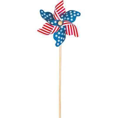 Patriotic American Flag Pinwheel