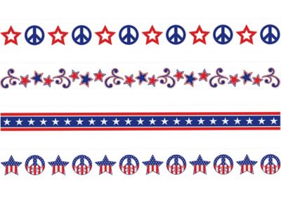 Patriotic Tattoos 2 Sheets