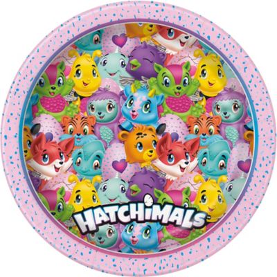 Hatchimals birthday party Lunch Plates 8ct