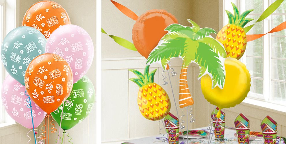 Luau Balloons 75