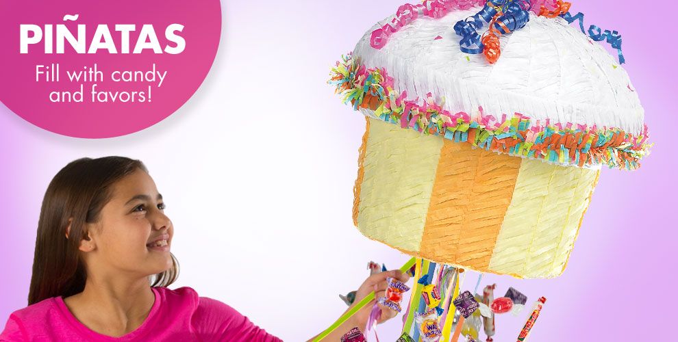 Cupcake Pinatas Pinatas, Candy & Party Favors Party City