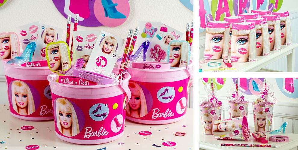 barbie party theme supplies