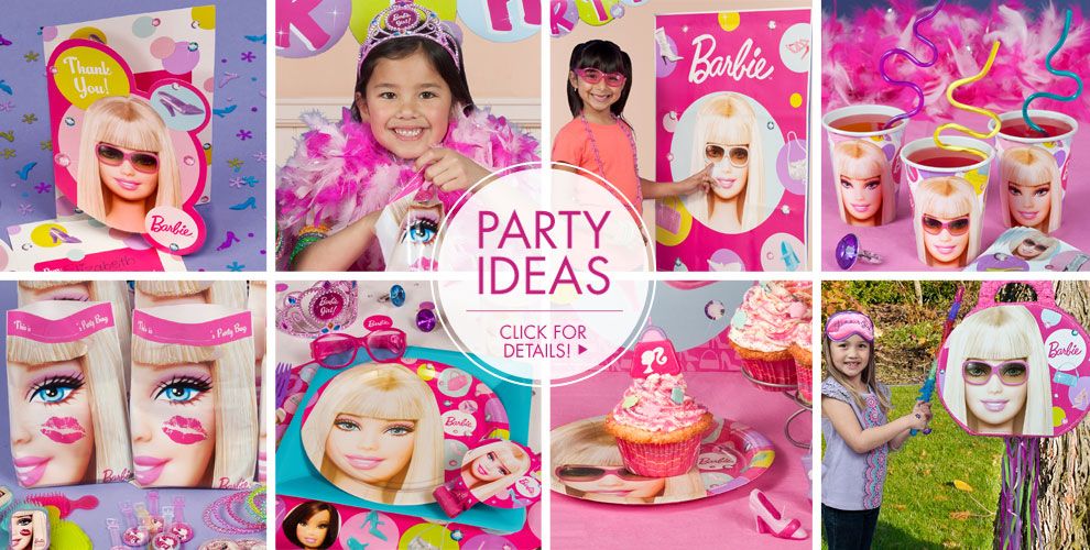 party city barbie stuff