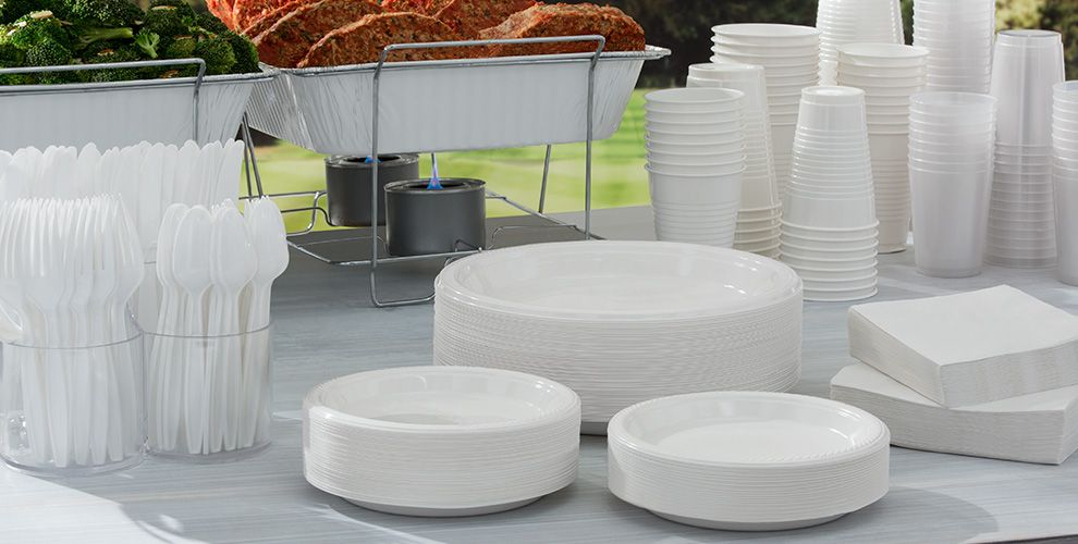 White Tableware White Party Supplies Party City
