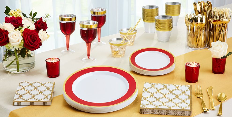 Red Tableware Red Party Supplies Party City