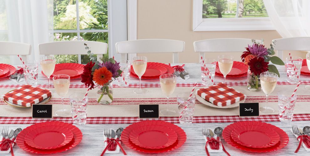 Red Tableware Red Party Supplies Party City