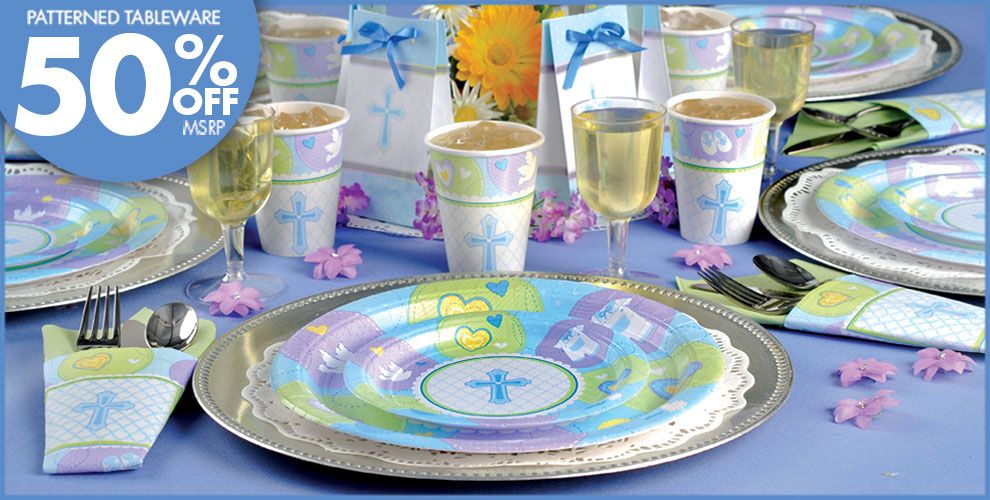 Blue Sweet Religious Party Supplies Party City