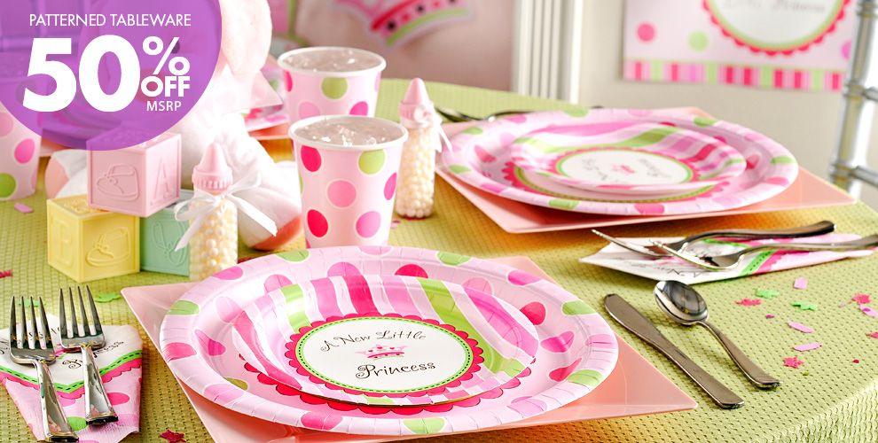 Little Princess Baby Shower Party Supplies - Party City