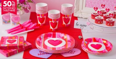 Candy Hearts Valentines Day Party Supplies - Party City