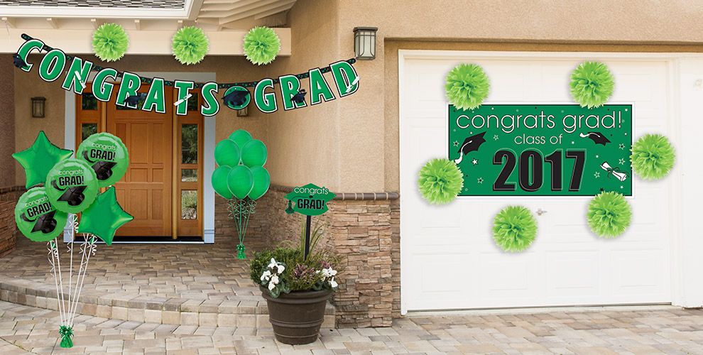 Green Graduation Party Supplies - Party City