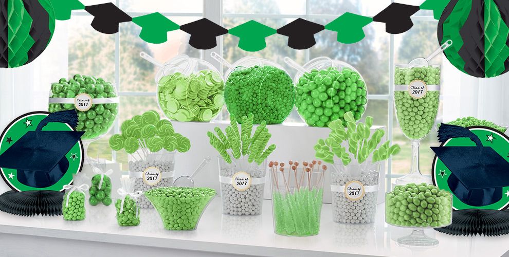 Green Graduation Party Supplies Party City