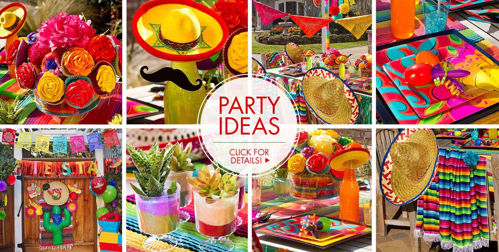 Caliente Fiesta Theme Party Supplies Party City 8293