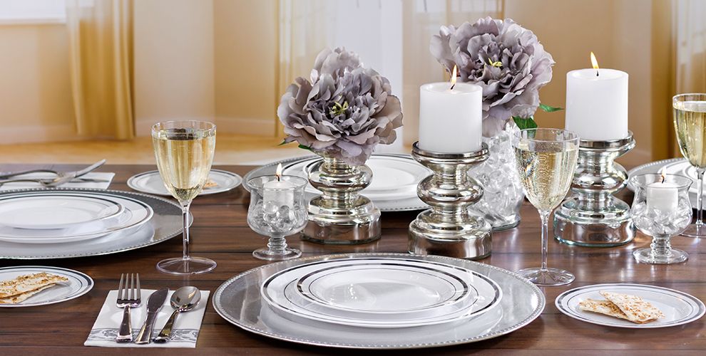 Silver Tableware Silver Party Supplies Party City