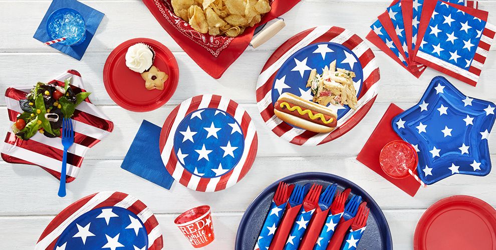 Americana Patriotic Party Supplies   Party City