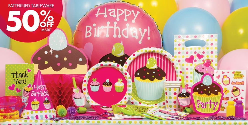 Cupcake Party Supplies Cupcake Birthday Party Party City