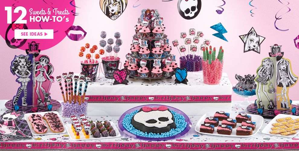 Monster High Party Supplies Monster High Birthday Ideas Party City