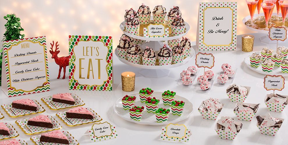 Christmas Mini Tasting Party Supplies Mini Dessert Cups, Tasting