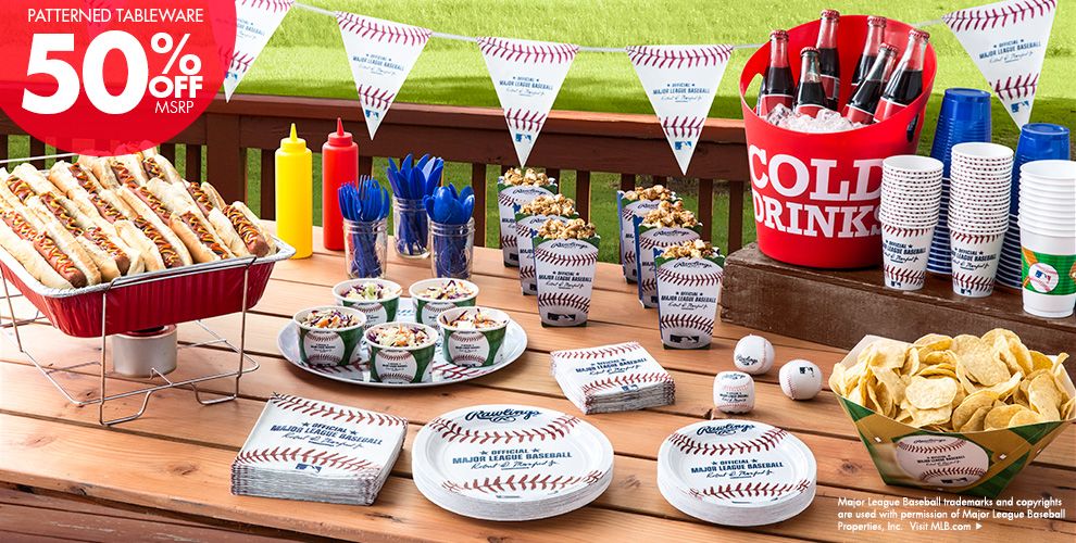 MLB Rawlings Baseball Party Supplies & DecorationsParty City