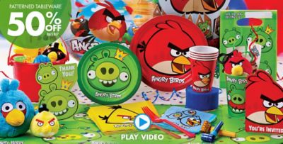 Angry Birds Party Supplies - Angry Birds Birthday Ideas - Party City