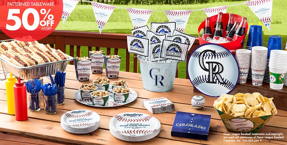 MLB Colorado Rockies Party Supplies Party City