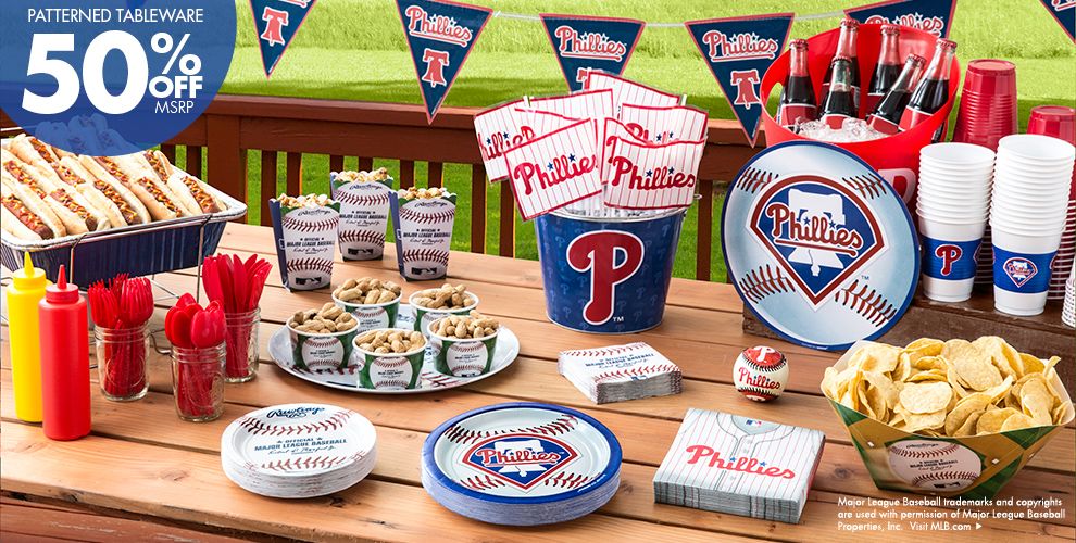 MLB Philadelphia Phillies Party Supplies Party City