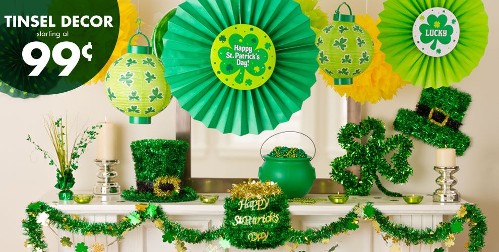 party city st patricks day decor