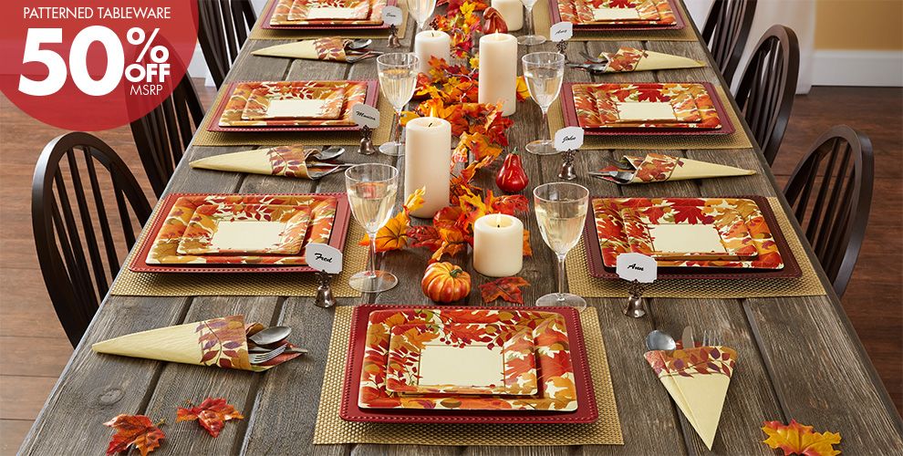 Festive Fall Party Supplies Party City