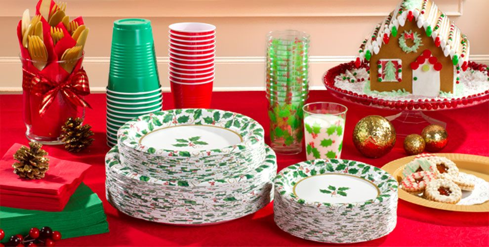 Seasonal Holly Party Supplies Party City