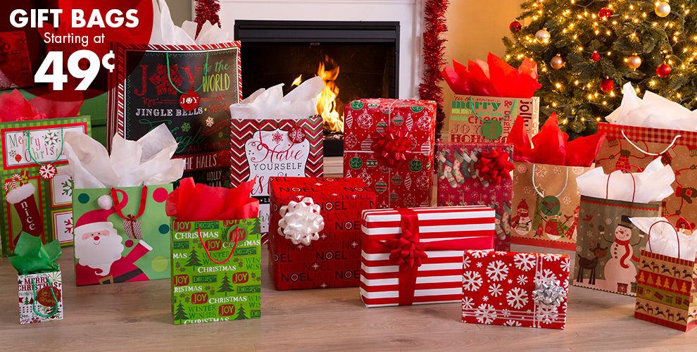 Christmas Gift Bags Party City