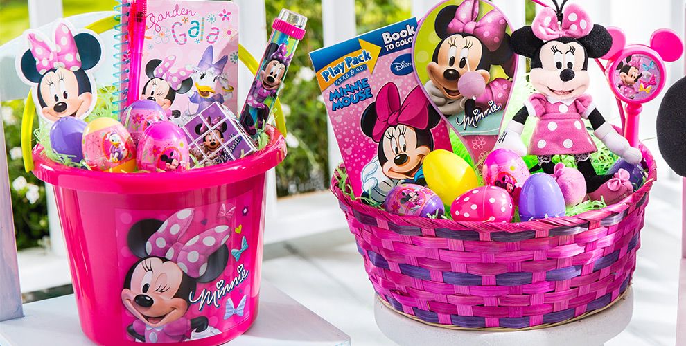 Build Your Own Minnie Mouse Easter Basket Party City