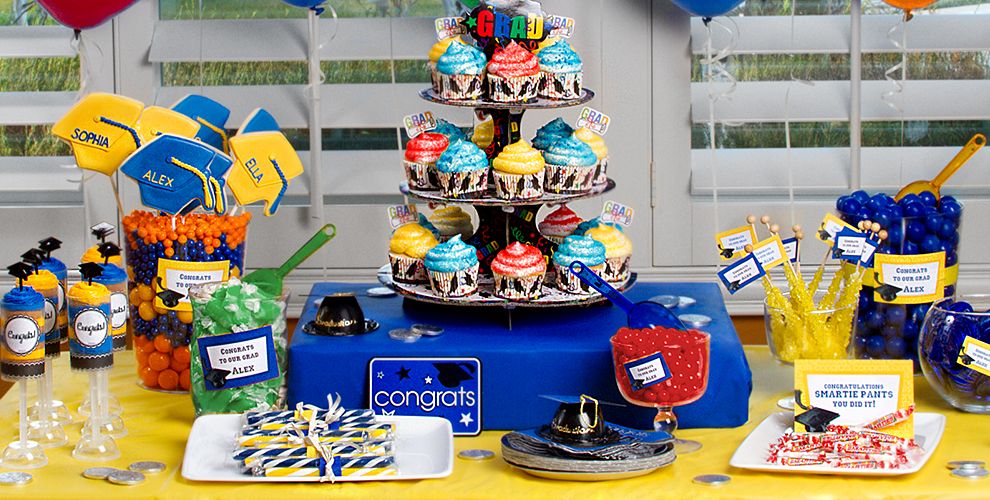 Colorful Brights Graduation Party Supplies Party City