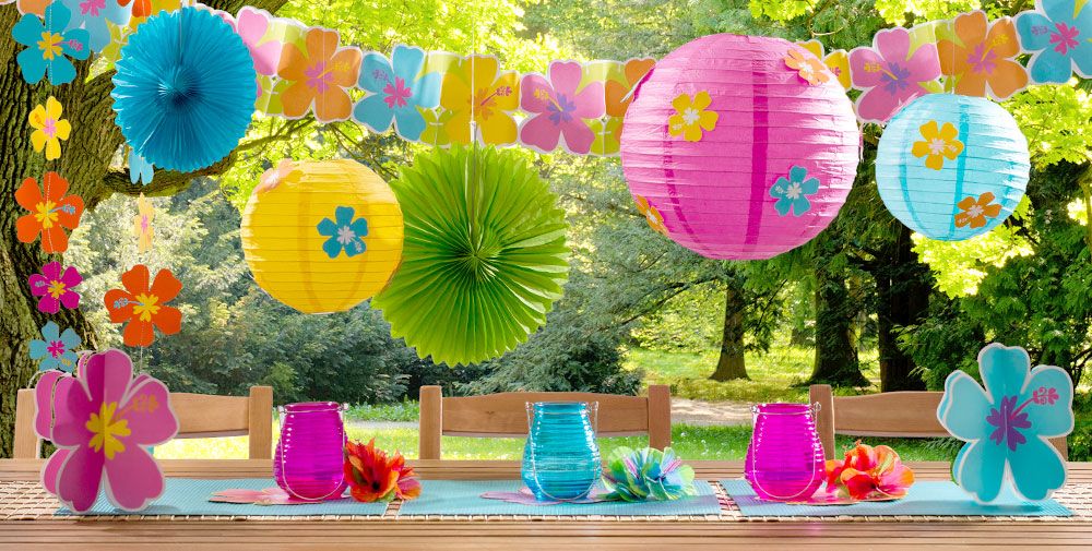 Palm Leaf Party Supplies Party City