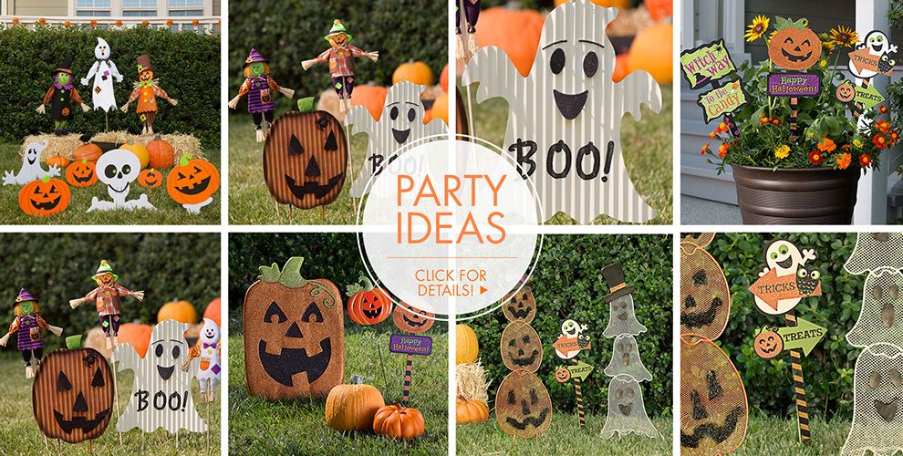 Friendly Outdoor Halloween Decorations Party City