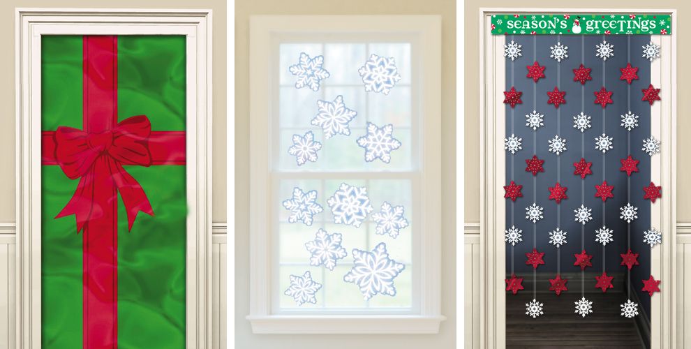 Party City Christmas Door Covers 