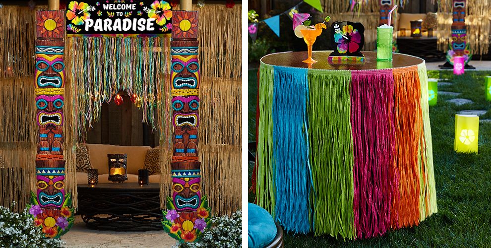 Luau Decorations Party City