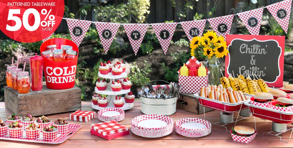 Picnic Party Theme PicnicThemed Party Supplies Party City