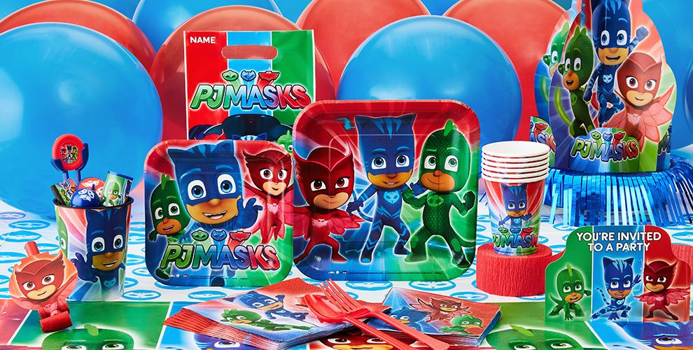 Pj Masks Party Supplies Pj Masks Birthday Party Party City