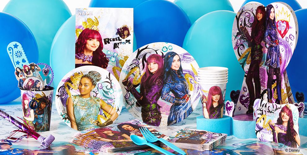 Disney Descendants Party Supplies Descendants Birthday Ideas Party City