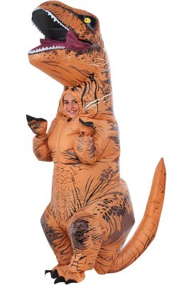Child Inflatable T-Rex Dinosaur Costume - Jurassic World - Size - Standard