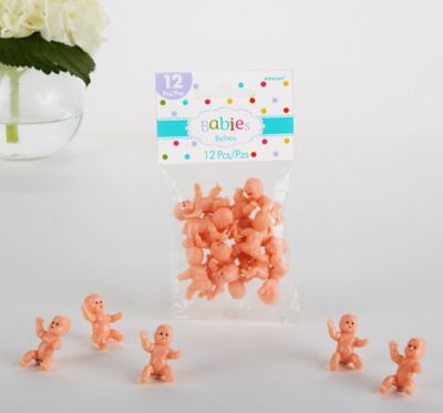 Mini Plastic Babies Baby Shower Favor 