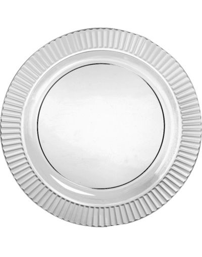 Clear Premium Plastic Dinner Plates 16ct - Party City