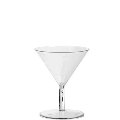 black plastic cocktail glasses