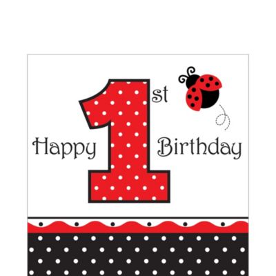 Fancy Ladybug Invitations 8ct Party City