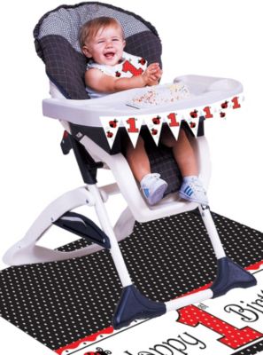 Ladybug Fancy 1st Birthday Highchair Decoration Kit