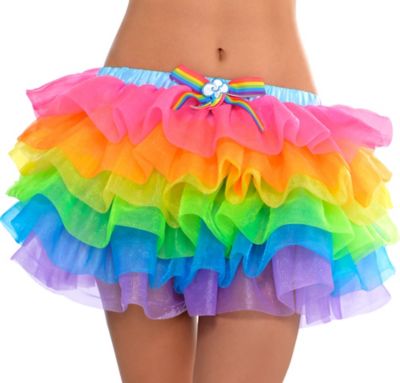 rainbow tutu skirt party city