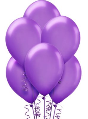 Confetti Purple Birthday Balloons Party City