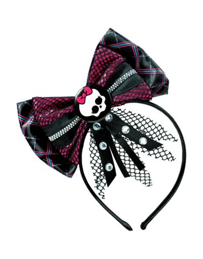 Monster High Bow Headband Deluxe - Party City