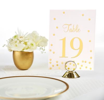 gold place card frames