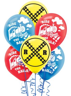 Thomas The Train Balloon Bouquet 5pc Party City